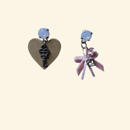 Orecchini chiave del cuore
